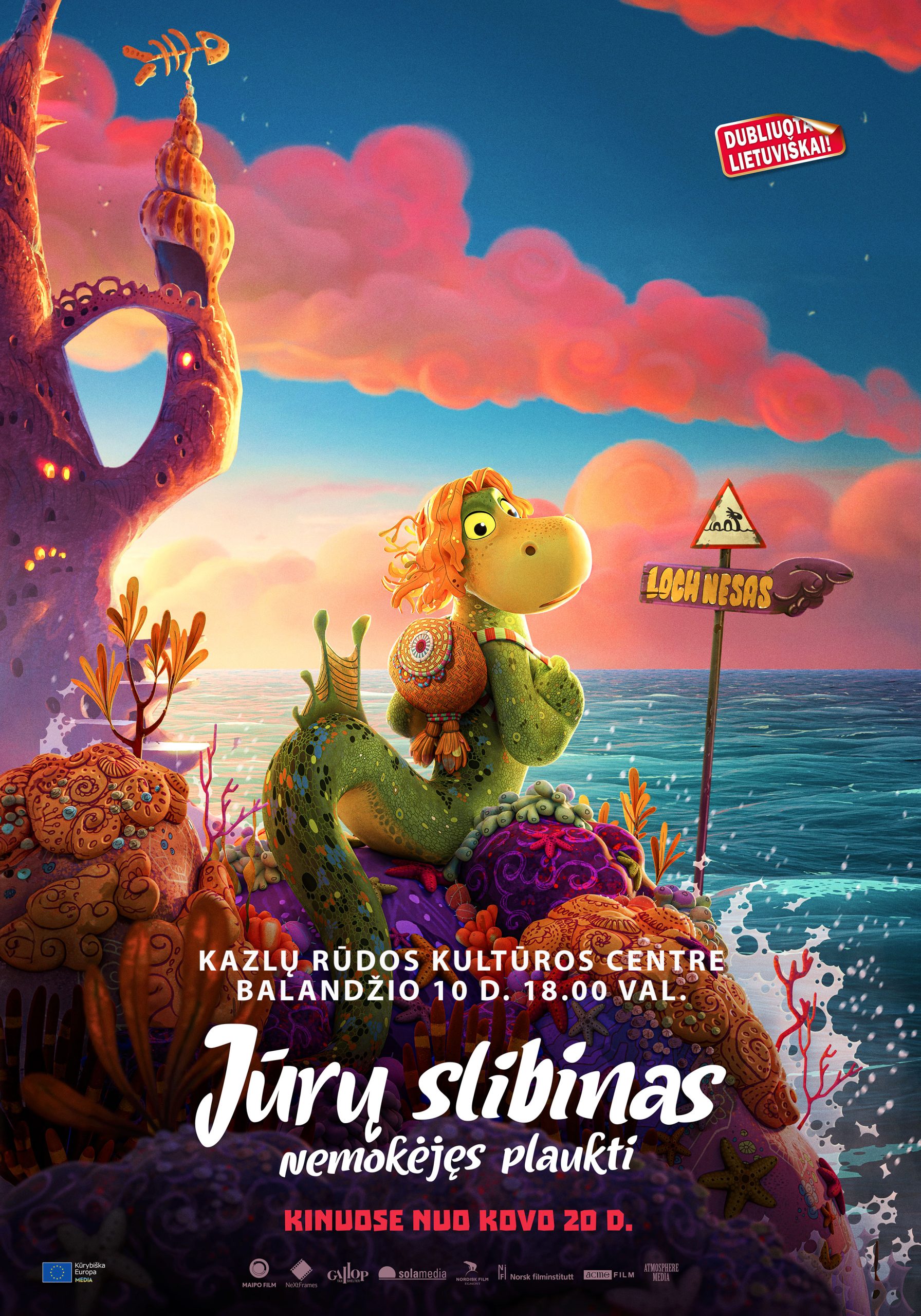 Animacinis filmas „Jūsų slibinas, nemokėjęs plaukti“