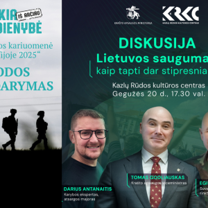 PARODOS „Lietuvos kariuomenė fotografijoje 2025“ ATIDARYMAS ir diskusija