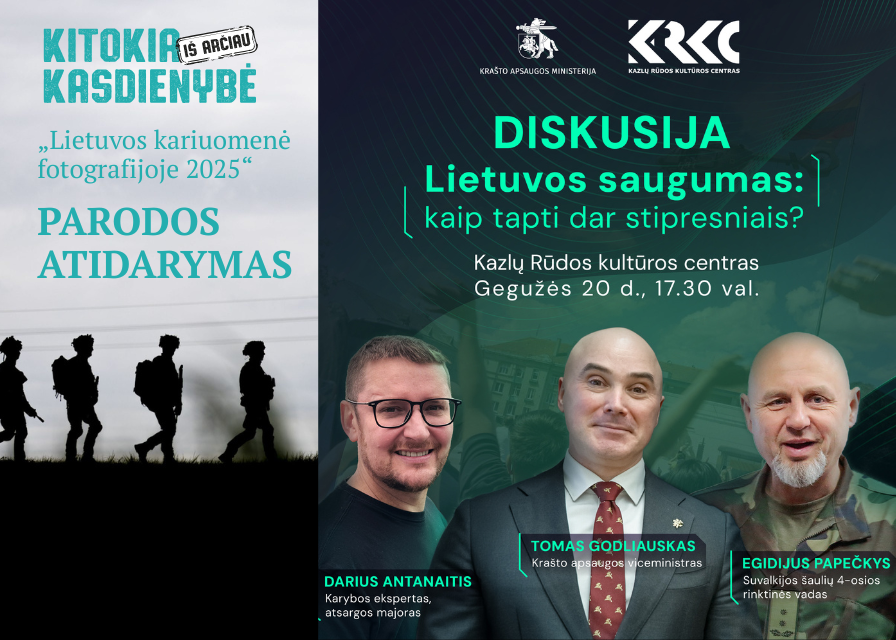 PARODOS „Lietuvos kariuomenė fotografijoje 2025“ ATIDARYMAS ir diskusija