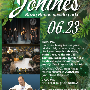Joninių šventė Kazlų Rūdos miesto parke