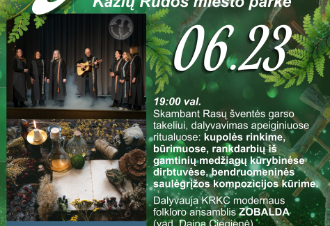 Joninių šventė Kazlų Rūdos miesto parke