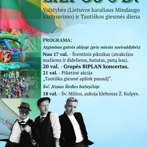 Valstybės (Lietuvos karaliaus Mindaugo karūnavimo) ir Tautiškos giesmės diena Kazlų Rūdoje