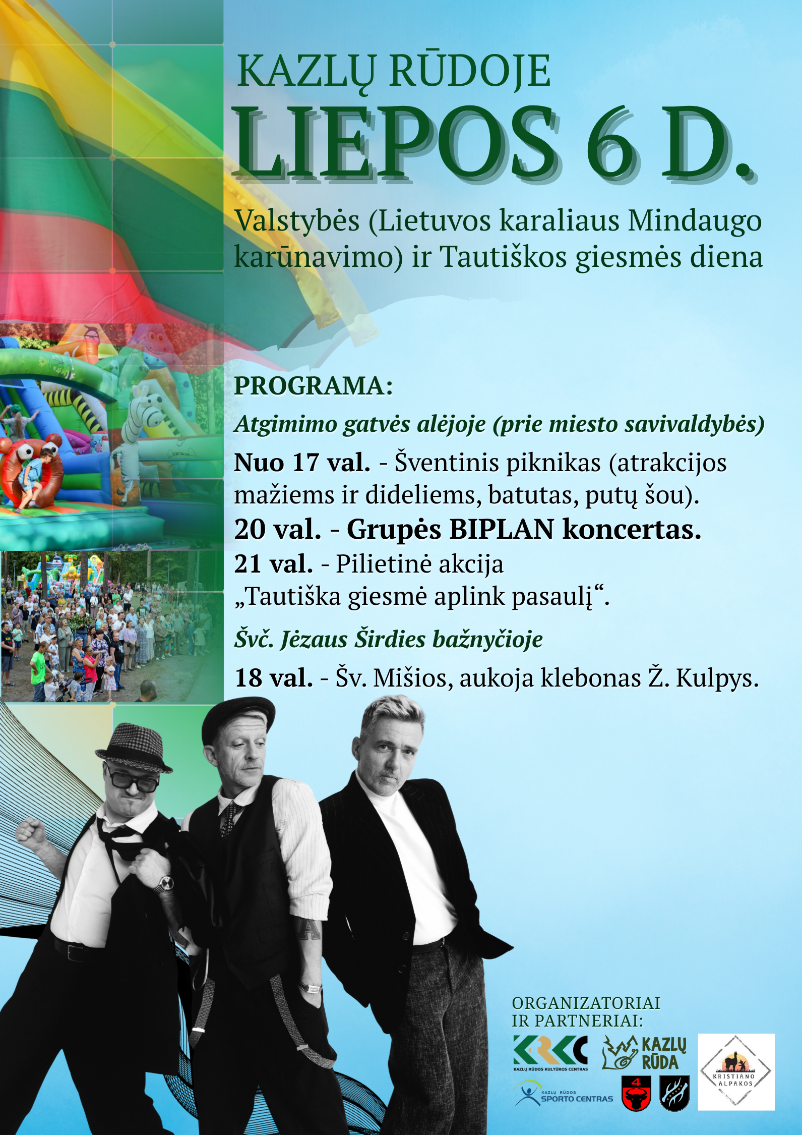 Valstybės (Lietuvos karaliaus Mindaugo karūnavimo) ir Tautiškos giesmės diena Kazlų Rūdoje