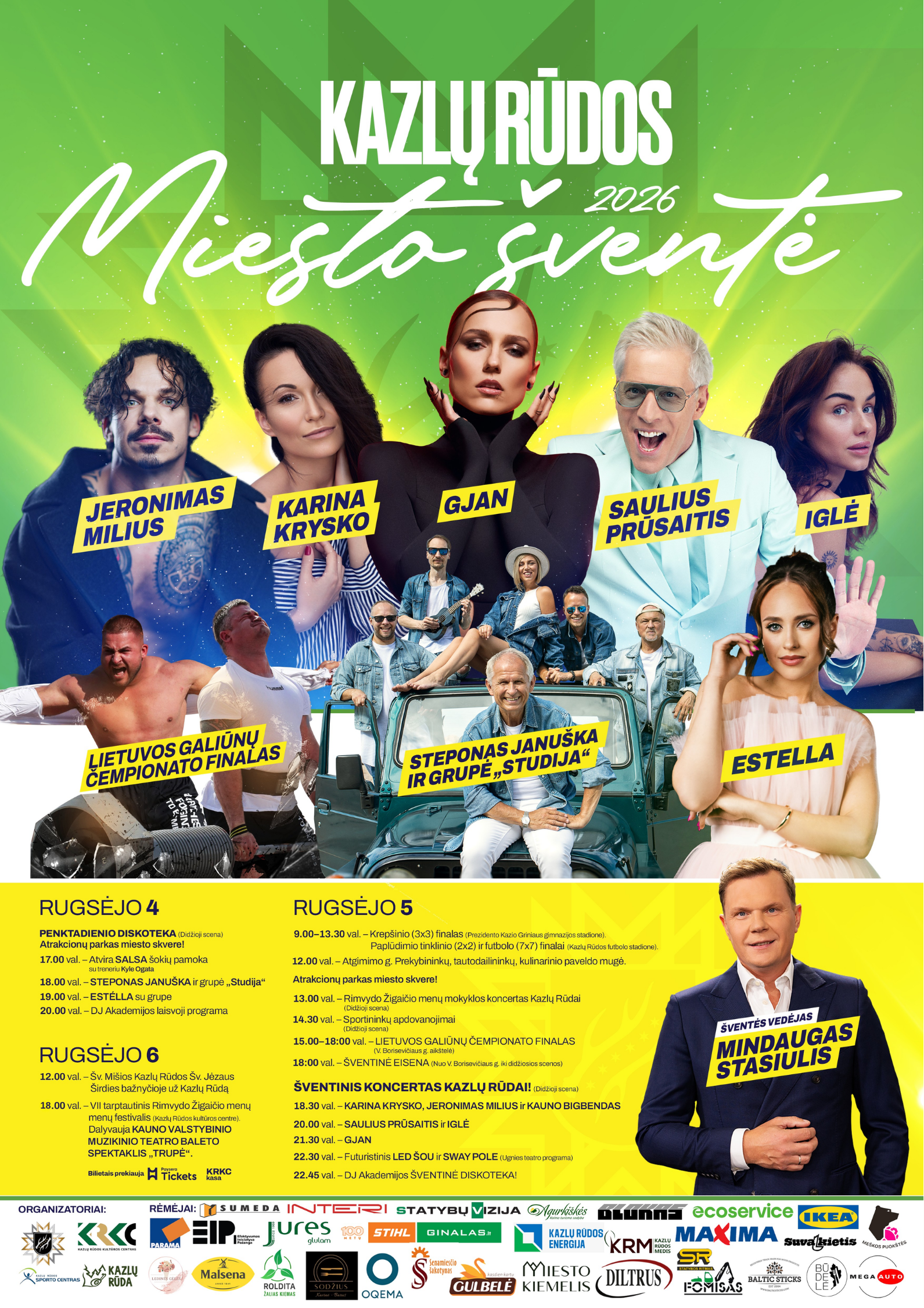 KAZLŲ RŪDOS miesto šventė 2026