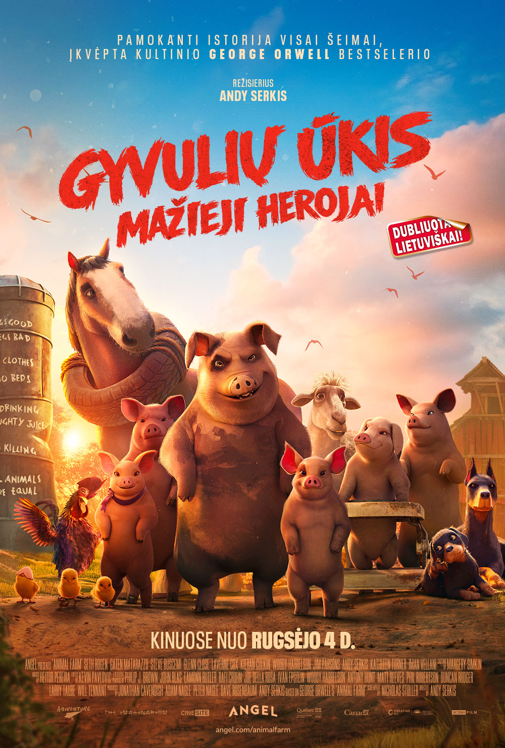Animacinis filmas „Gyvulių ūkis. Mažieji herojai“