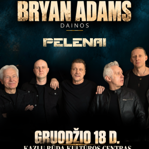 Česlovas Gabalis ir PELENAI | Autoriniai ir geriausi BRYAN ADAMS hitai
